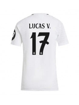 Billige Real Madrid Lucas Vazquez #17 Hjemmedrakt Dame 2024-25 Kortermet